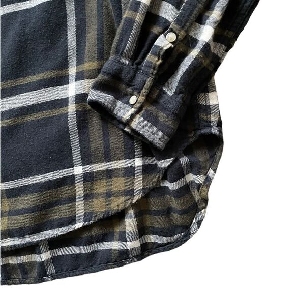 ABERCROMBIE & FITCH Button Down Plaid Shirt Size Medium - Picture 5 of 6